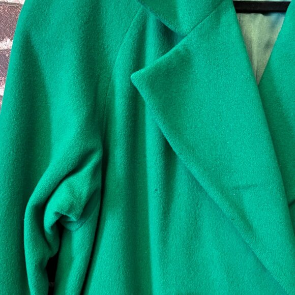 Vintage Raffinati Green Pure Virgin Wool Coat - Picture 6 of 11